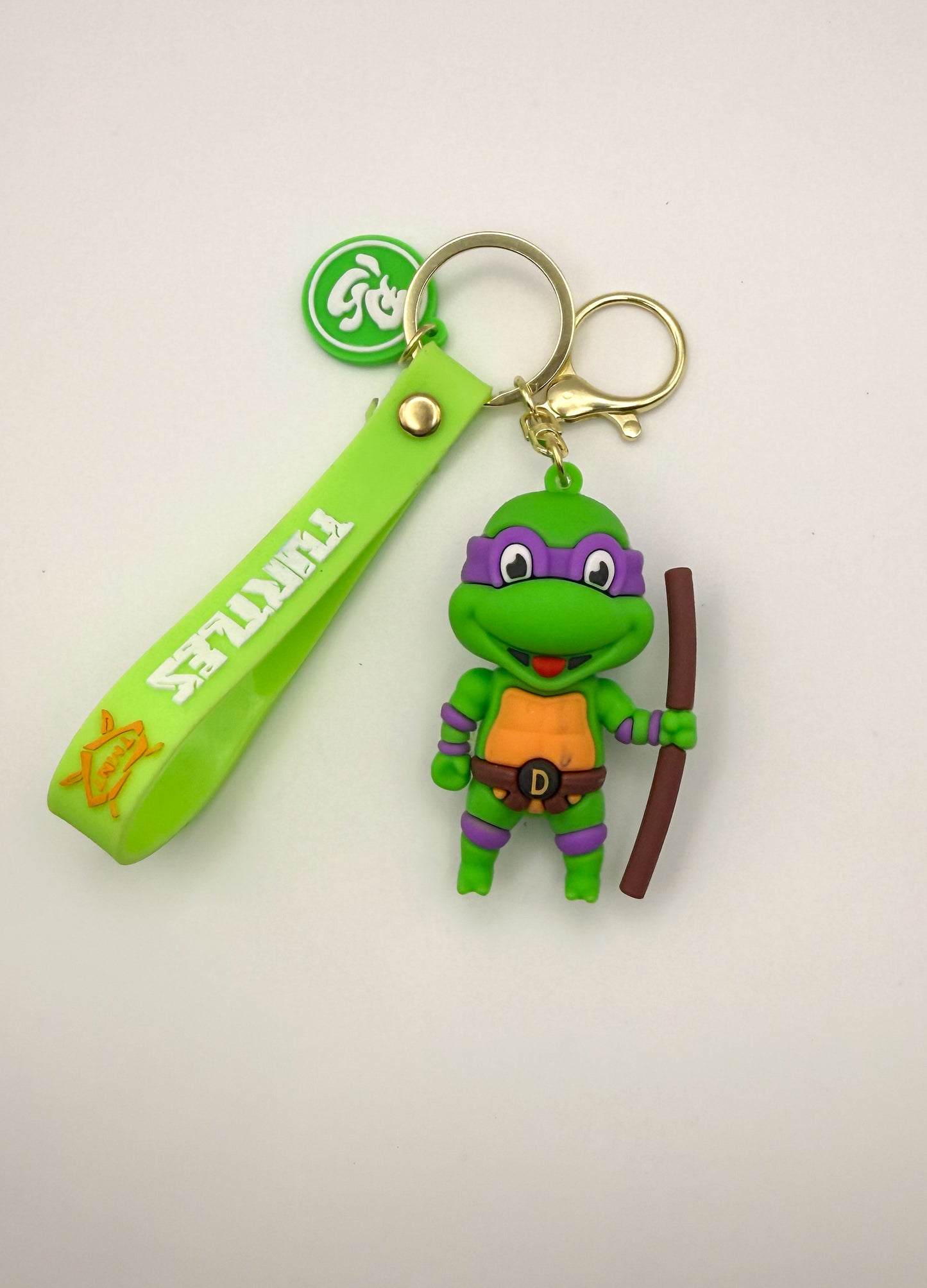 Ninja Turtles Silicone Character Keychains