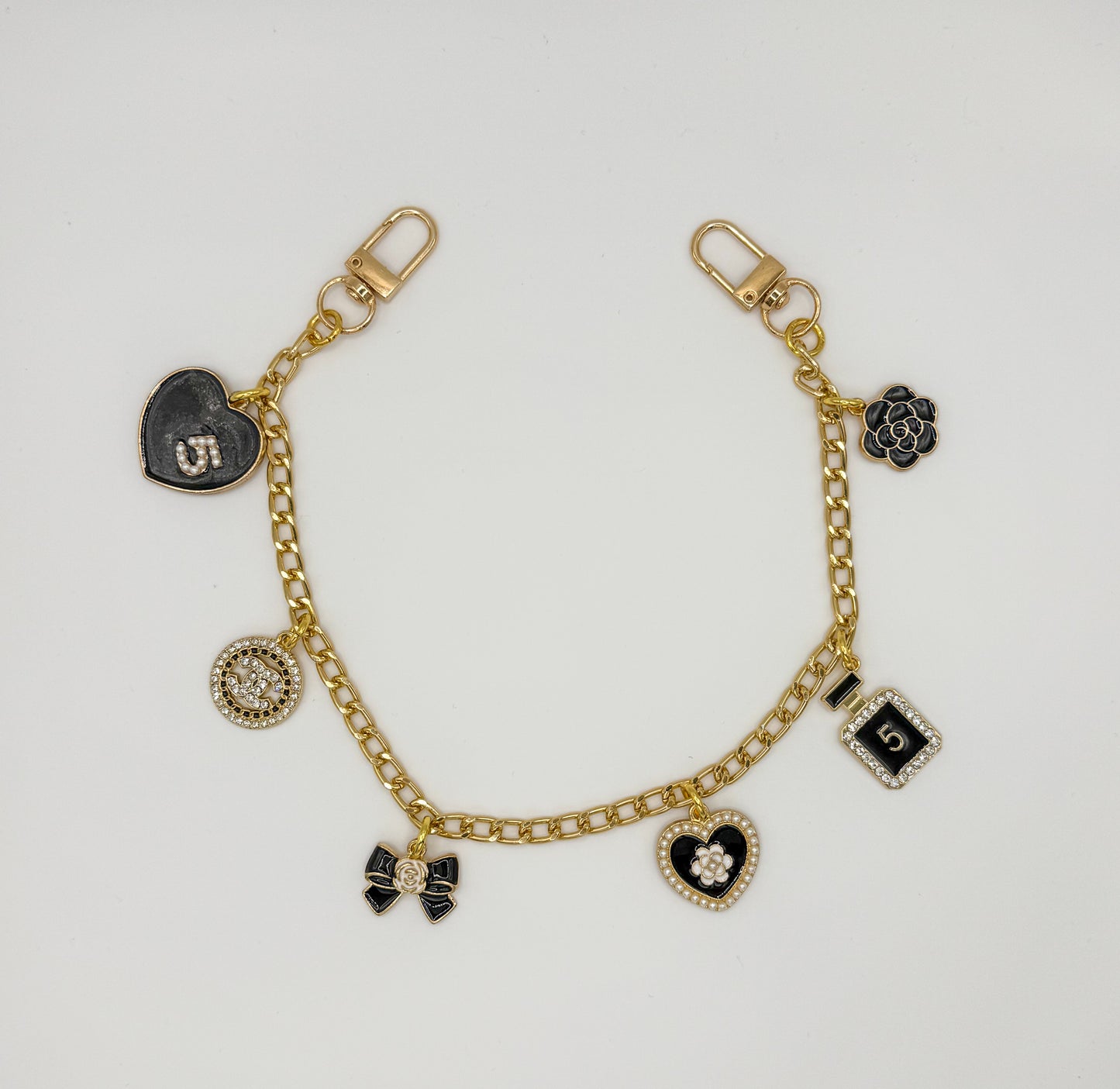 Gold & Silver Hand Bag Charm Chains