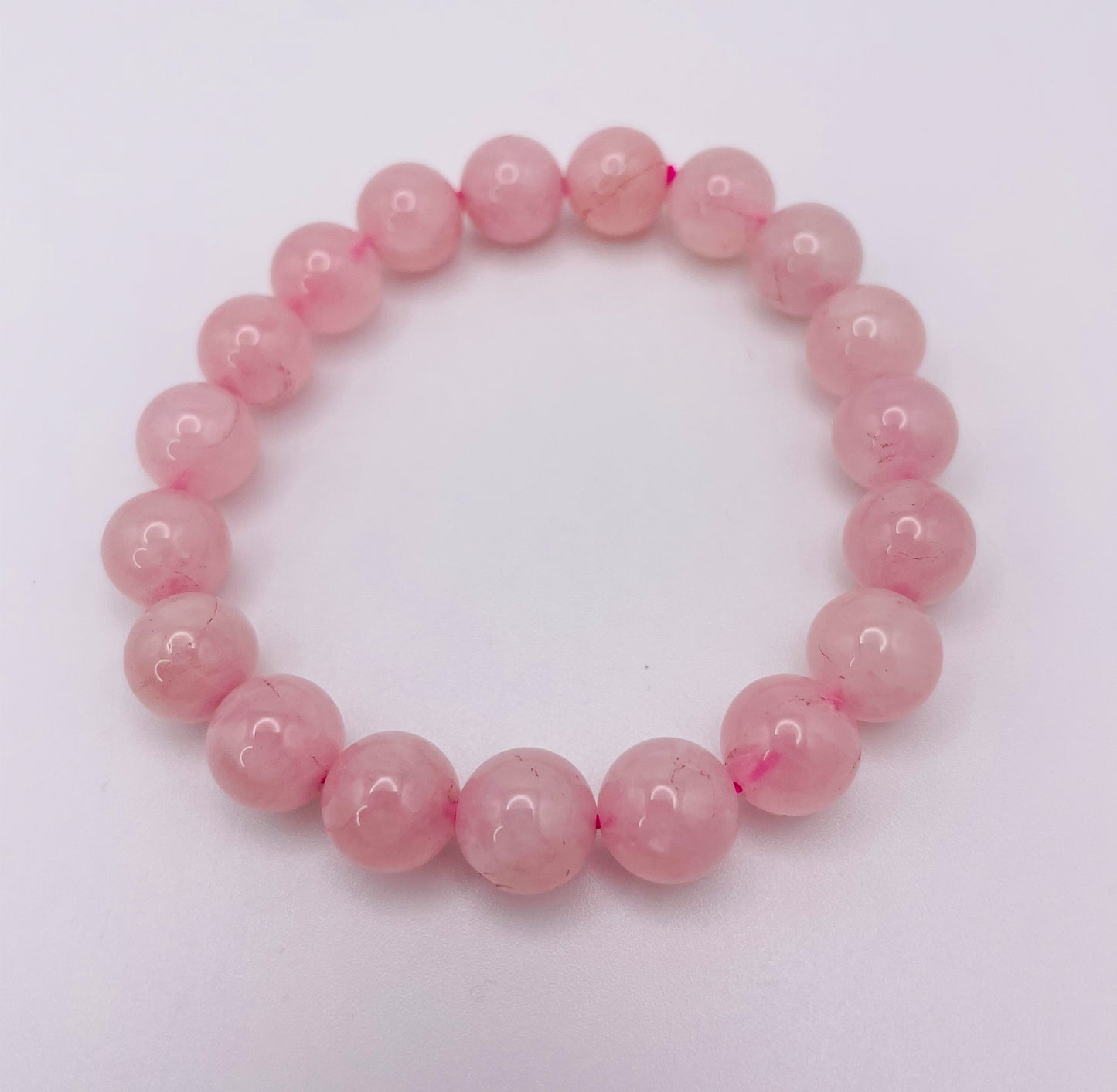 Natural Rose Quartz Crystal Bracelets