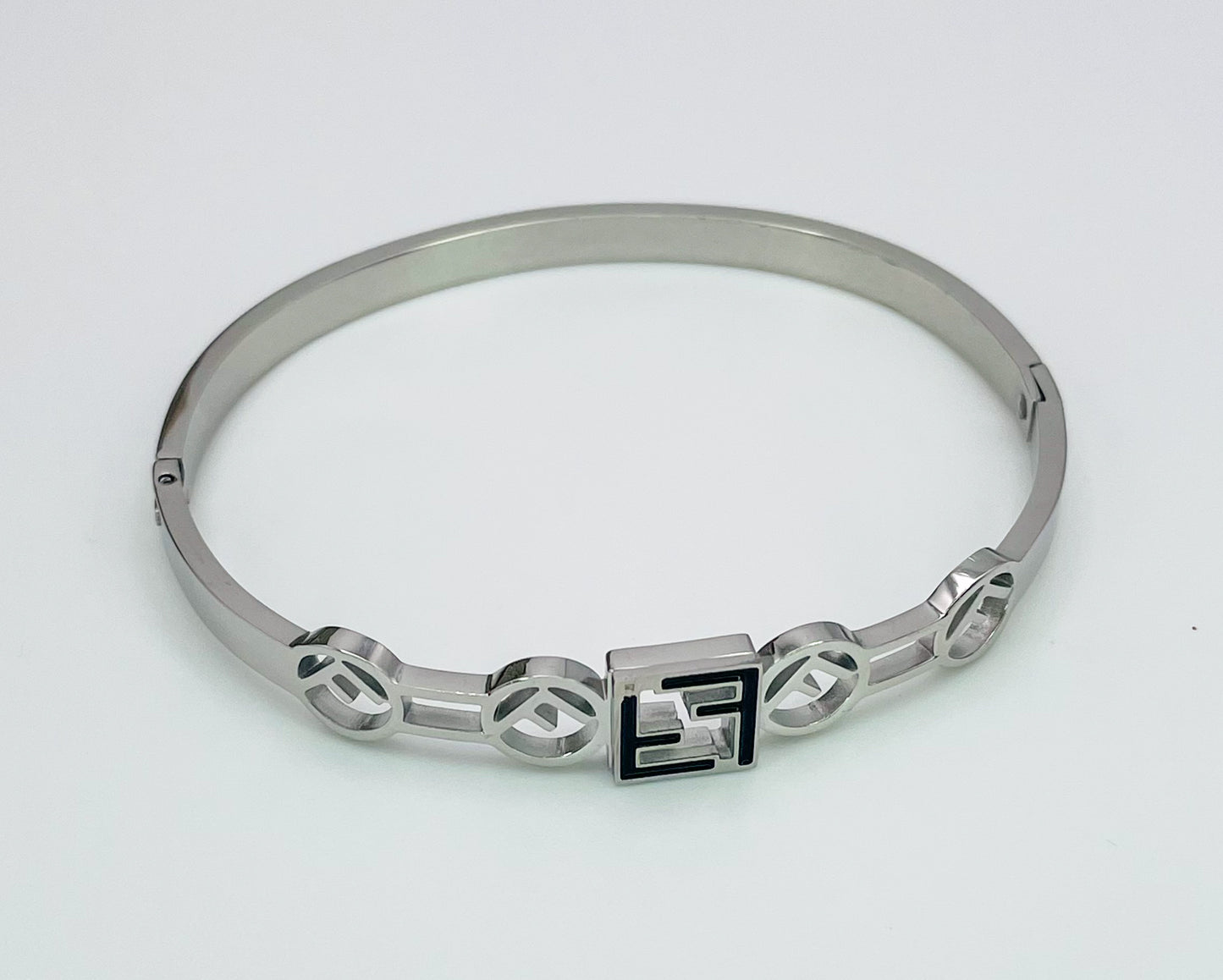 Fenty Designer Stainless Steel Bangle Bracelet