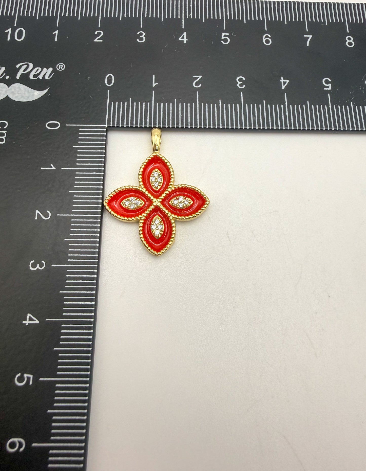 High Quality LV Clover Inspired Bling Pendants