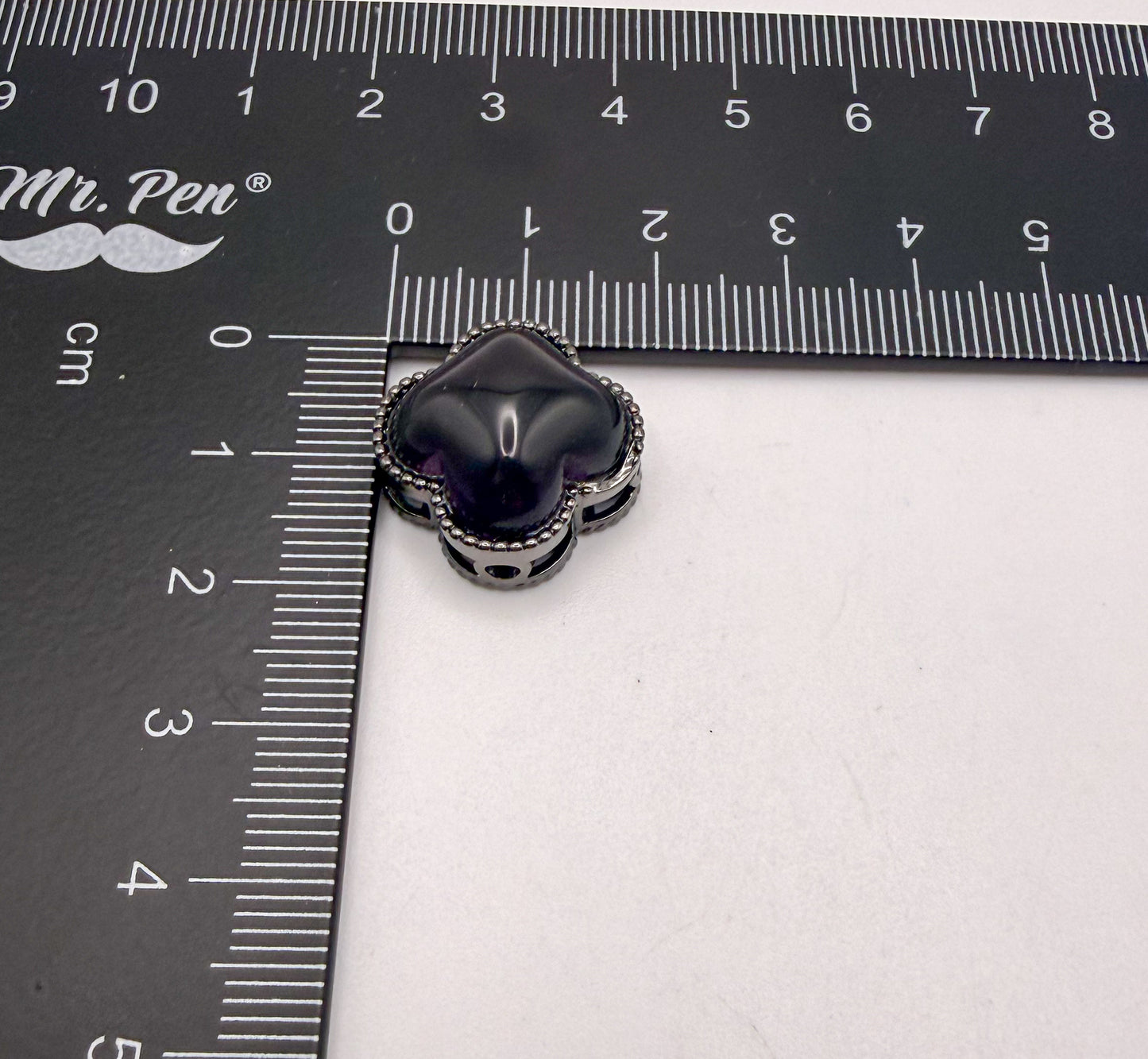 Big Statement Clover Metal Charm Spacer Beads