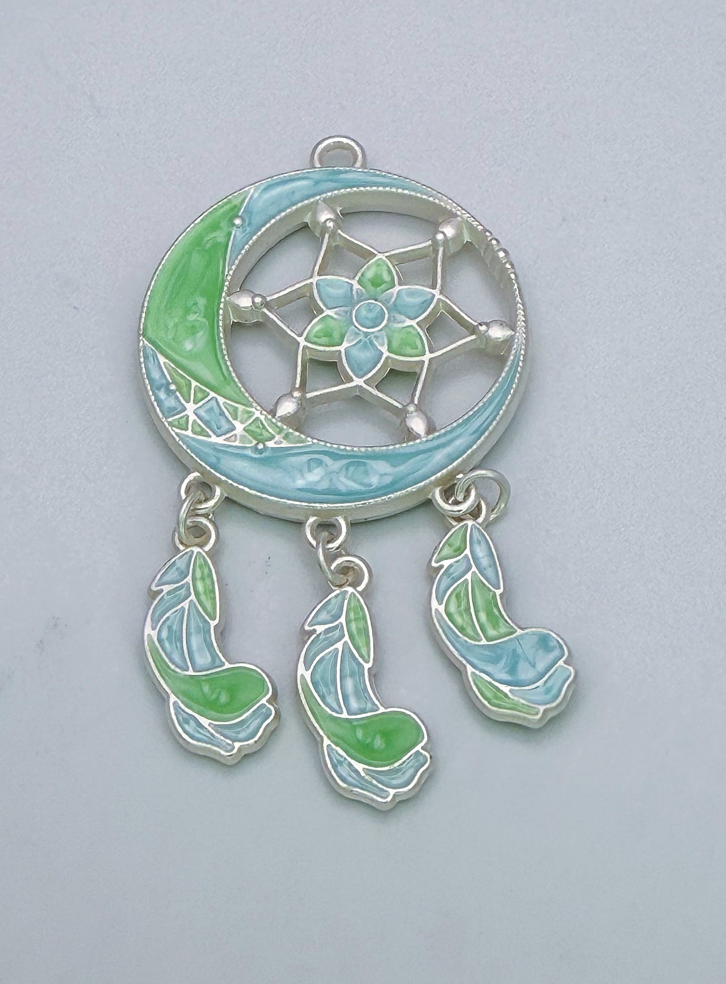 Big Dreamcatcher Color Enamel DIY Charms-DIY Keychains, DIY Jewelry Making