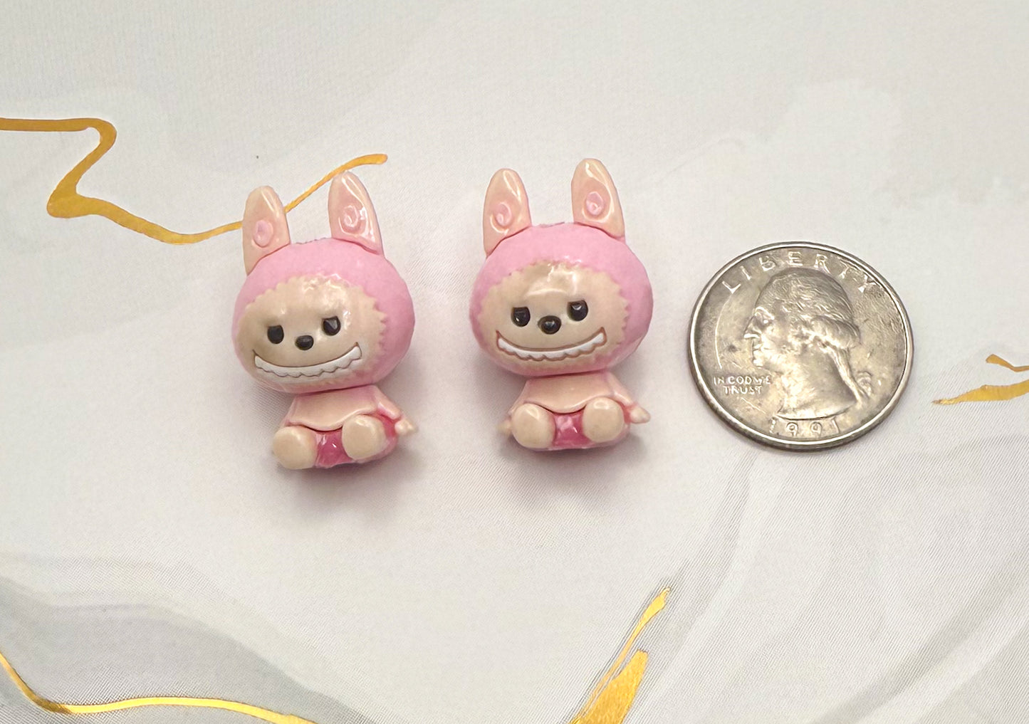 Silicone Labubu DIY Pen Focal Beads