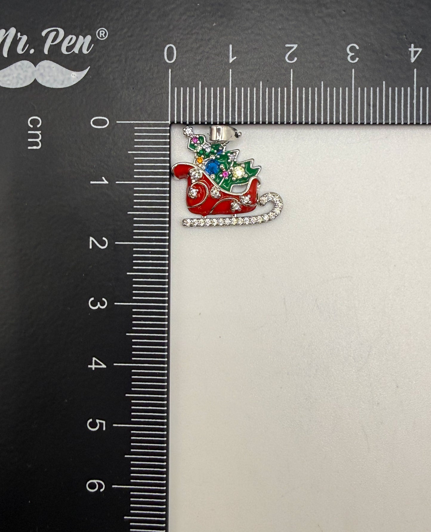 Santa’s Christmas Sleigh Pendant