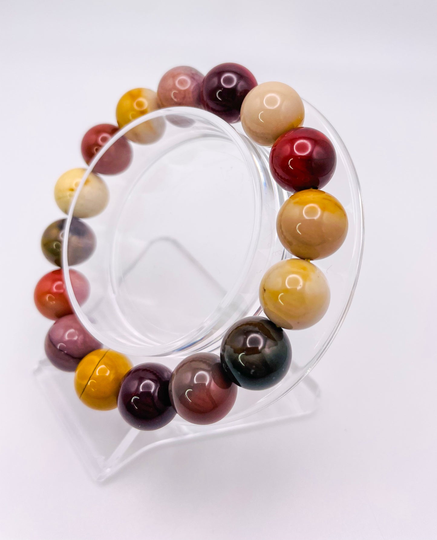 Natural Mookaite Jasper Bracelet