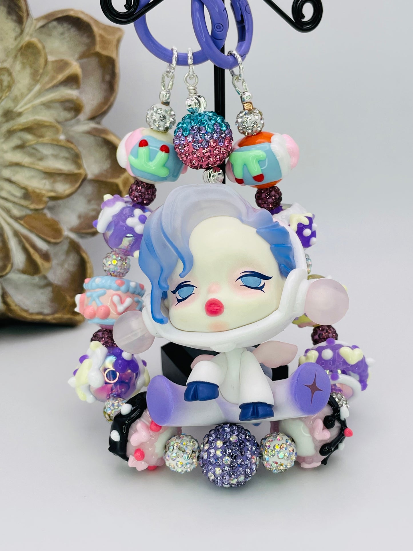 Pop Mart’s Skull Panda Unicorn Keychain Bag Charm