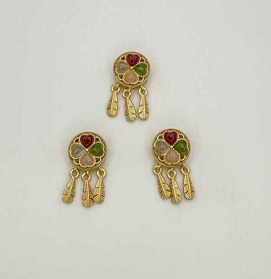 Gold Dreamcatcher DIY Spacer Charm