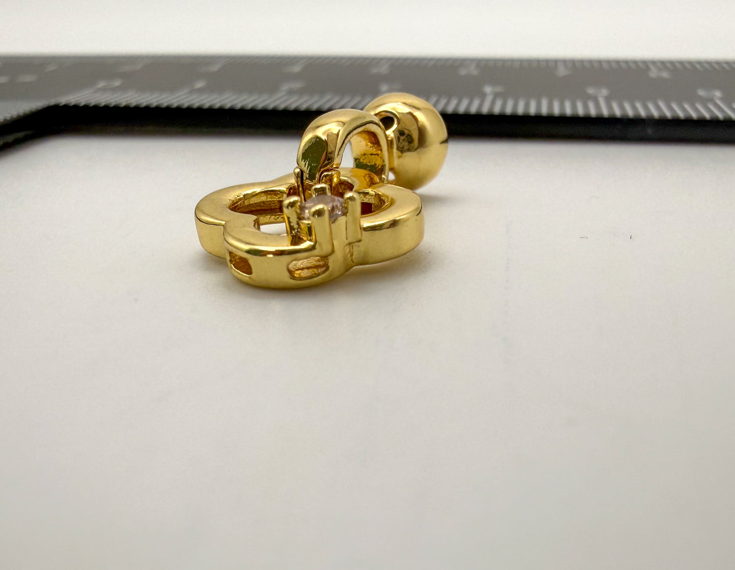 Clover Connector Clasp Gold or Silver