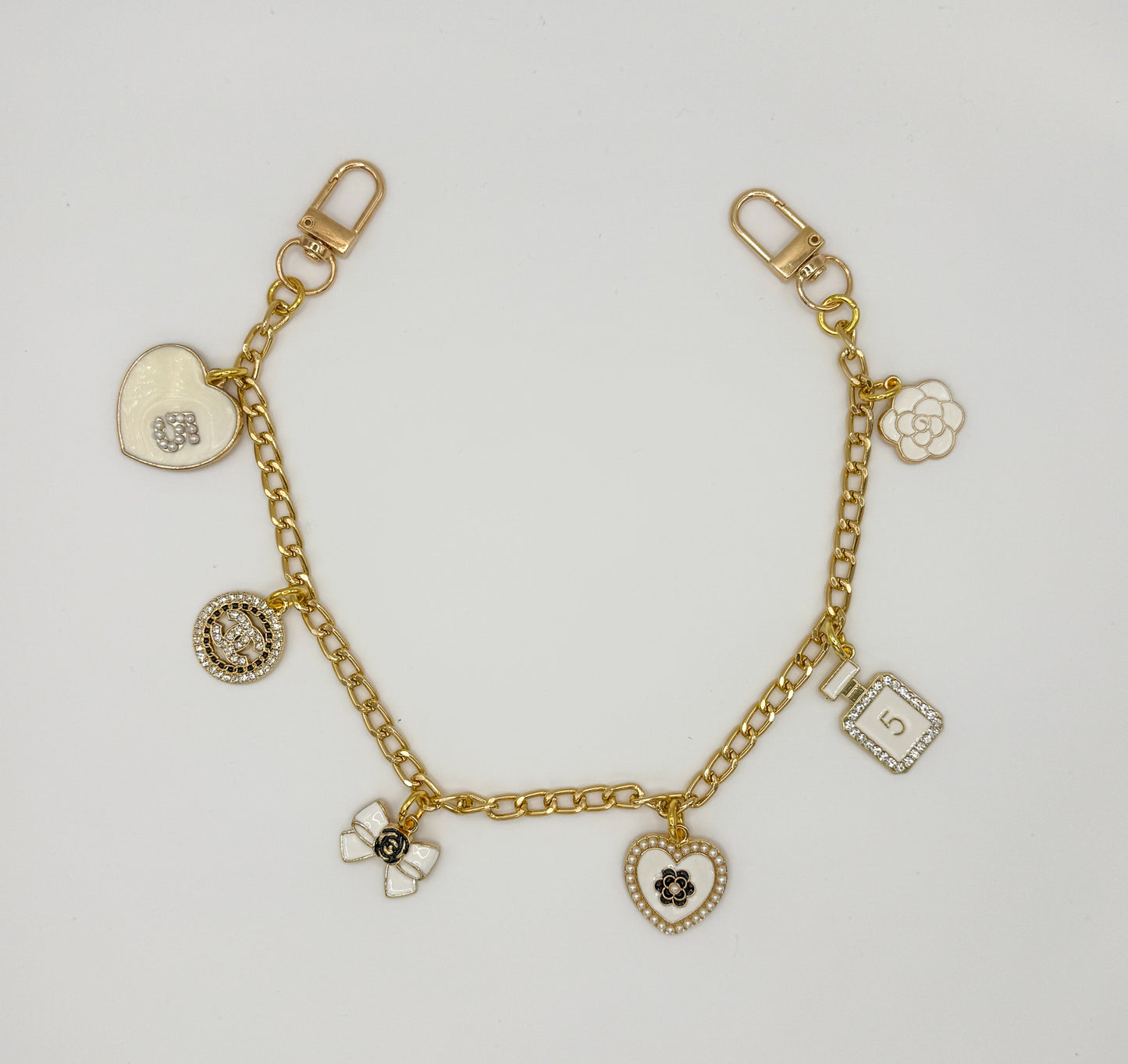 Gold & Silver Hand Bag Charm Chains