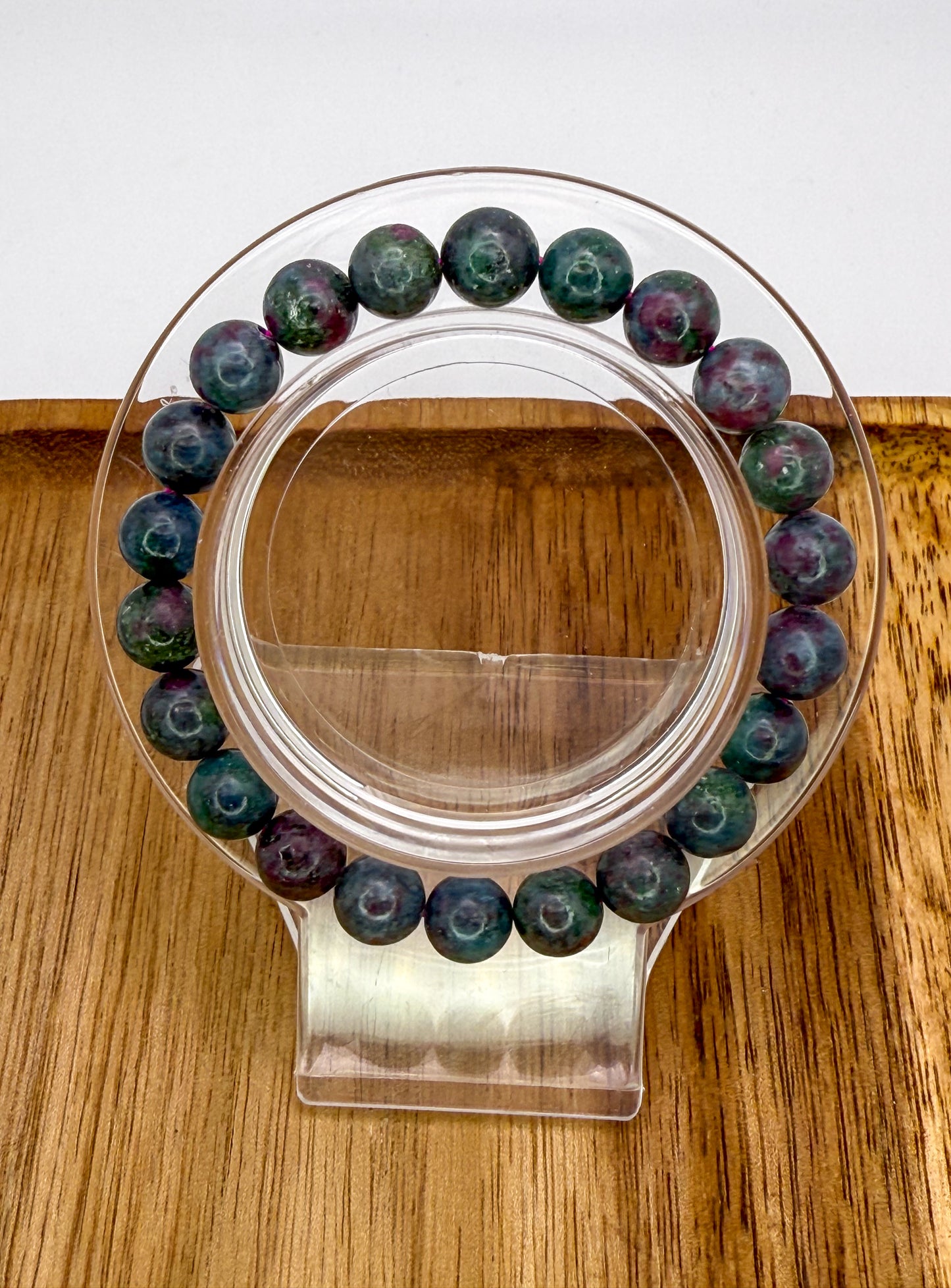 Natural Ruby Kyanite Crystal Beaded Bracelets