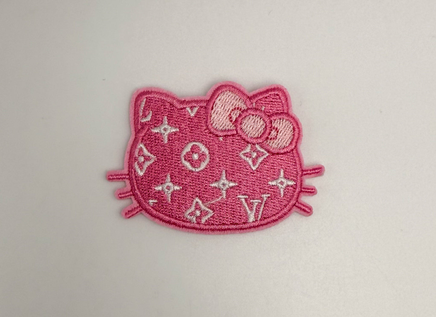 LV Designer DIY Glue Sew On Fabric Patches
