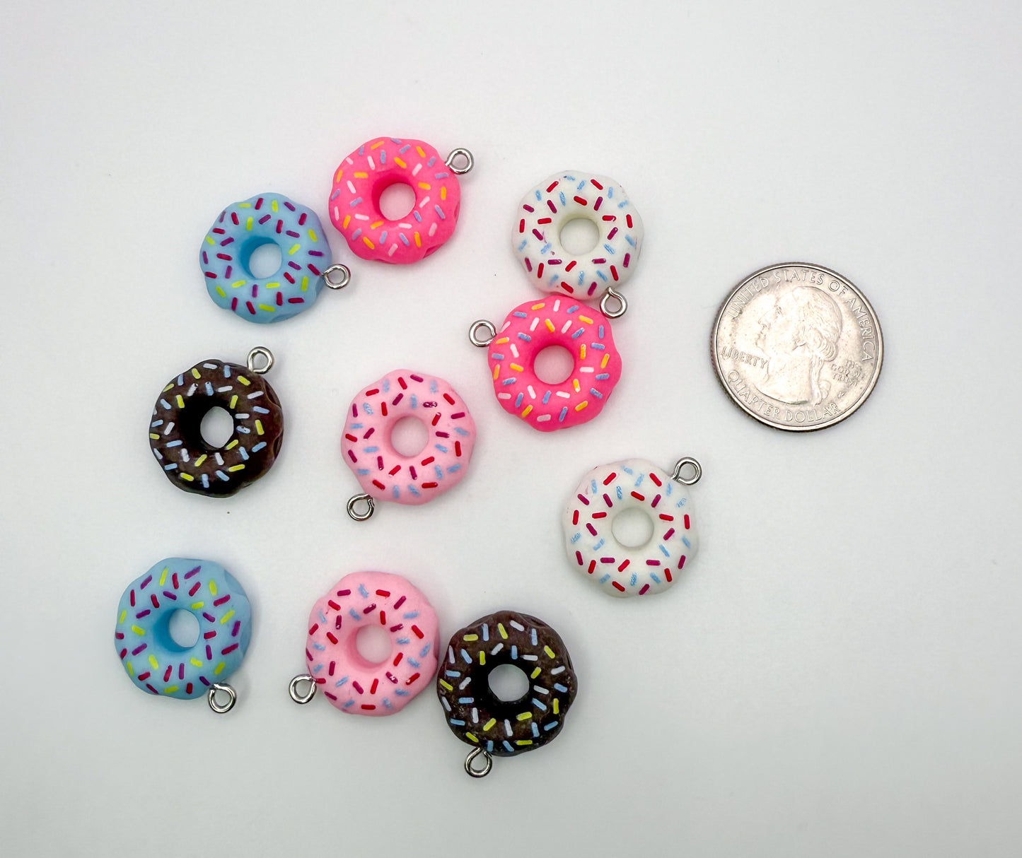 Acrylic Donut Charms