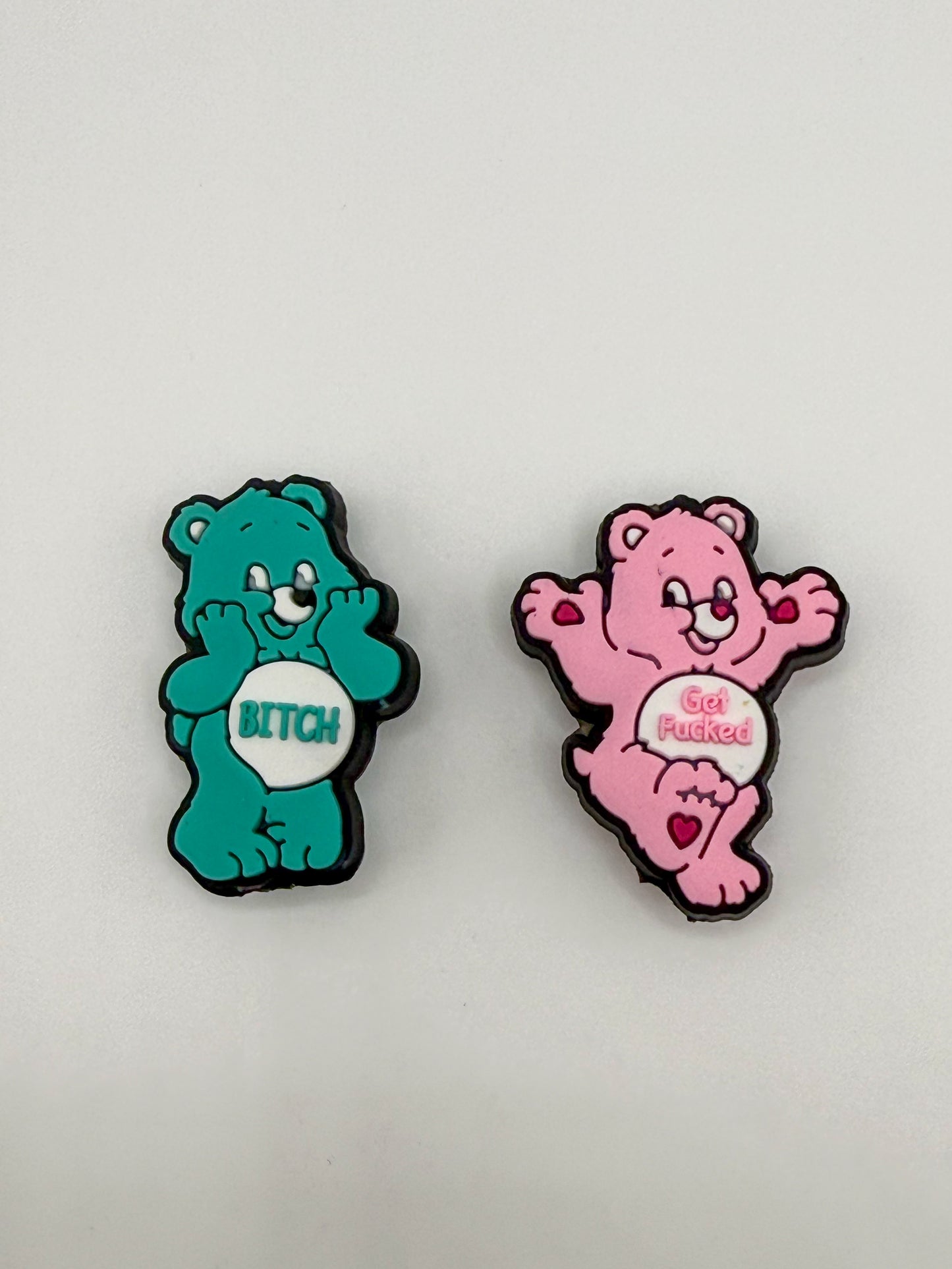 Naughty Care Bear Silicone DIY Focal Pen Charm Beads