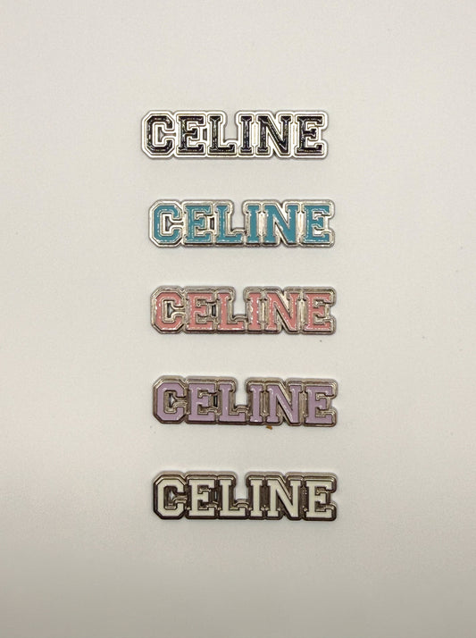 Celine Silver DIY Metal Flat Back Charmz