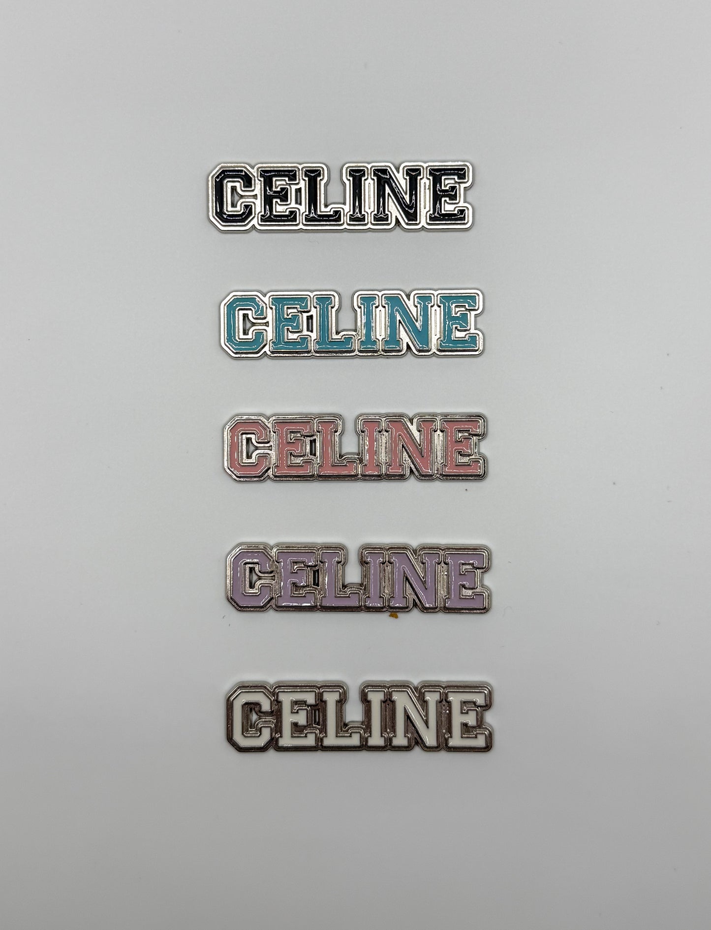 Celine Silver DIY Metal Flat Back Charmz
