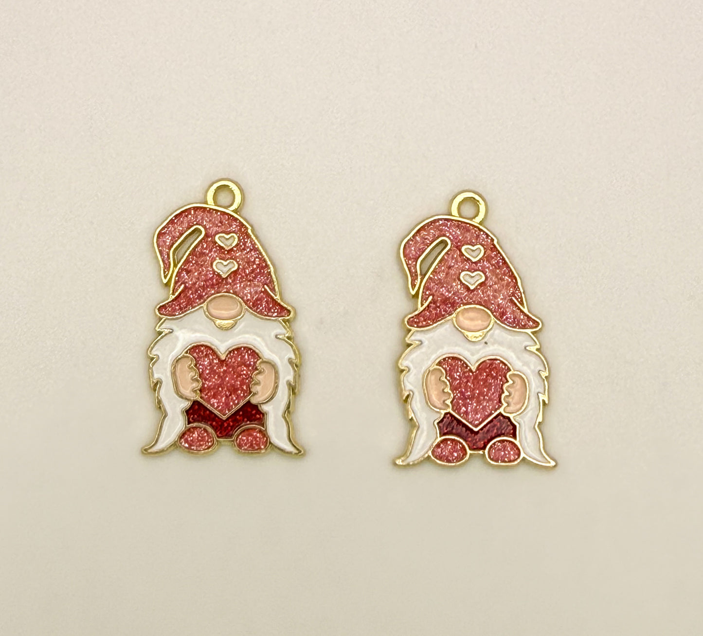 Gnome of Love Gold DIY Charm