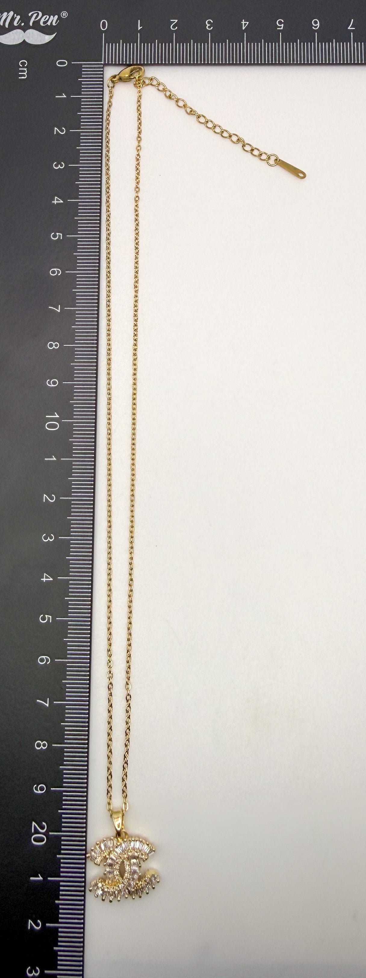 NEW CC Designer Crystal Zircon Pendant Necklace