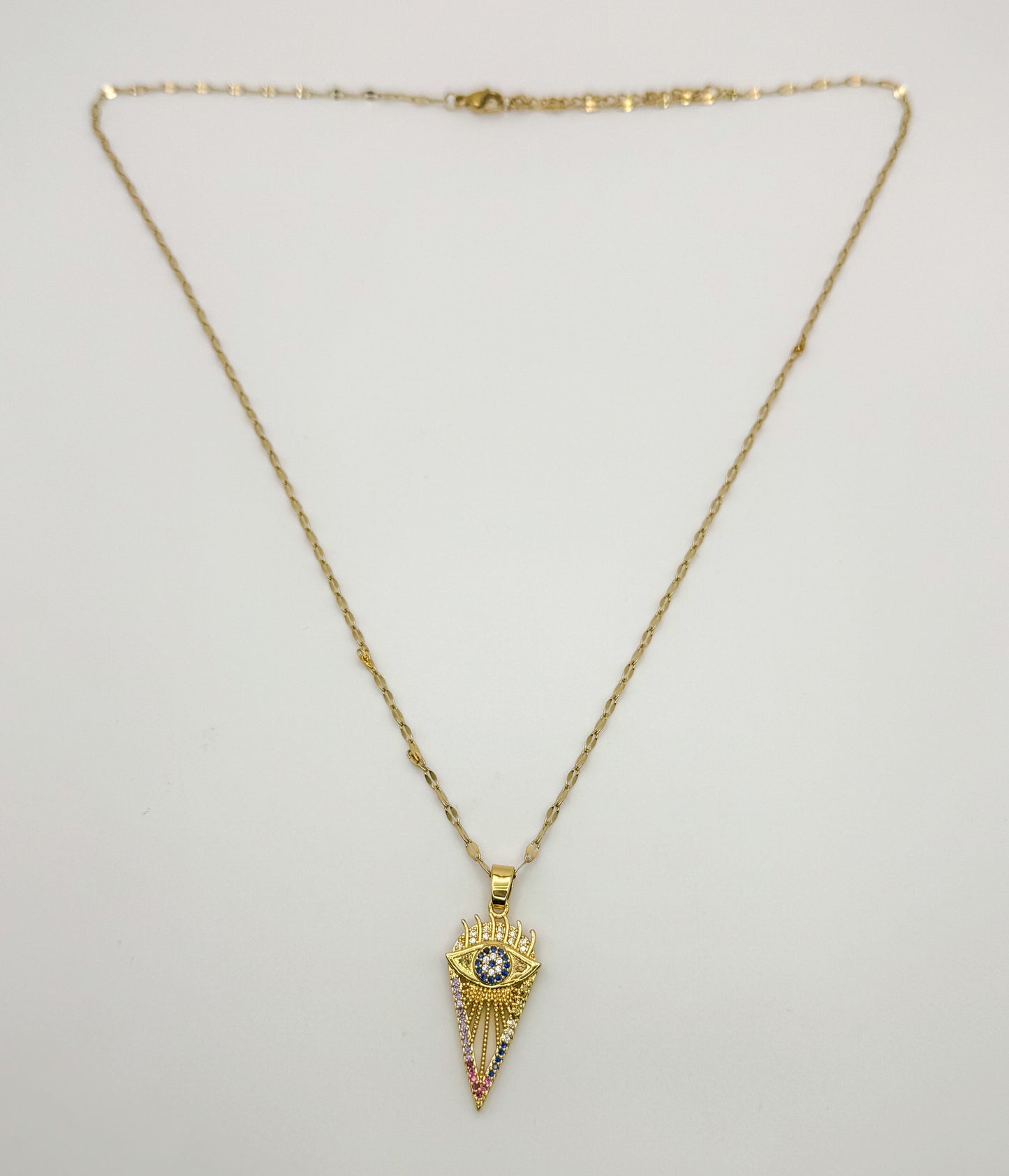 Arrows of Evil Eye Necklace