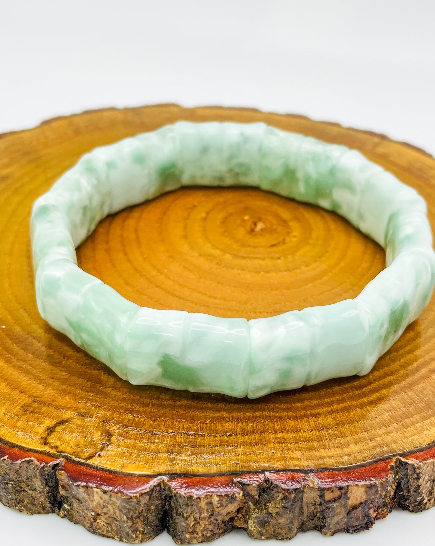 Natural Larimar Bangle Bracelet