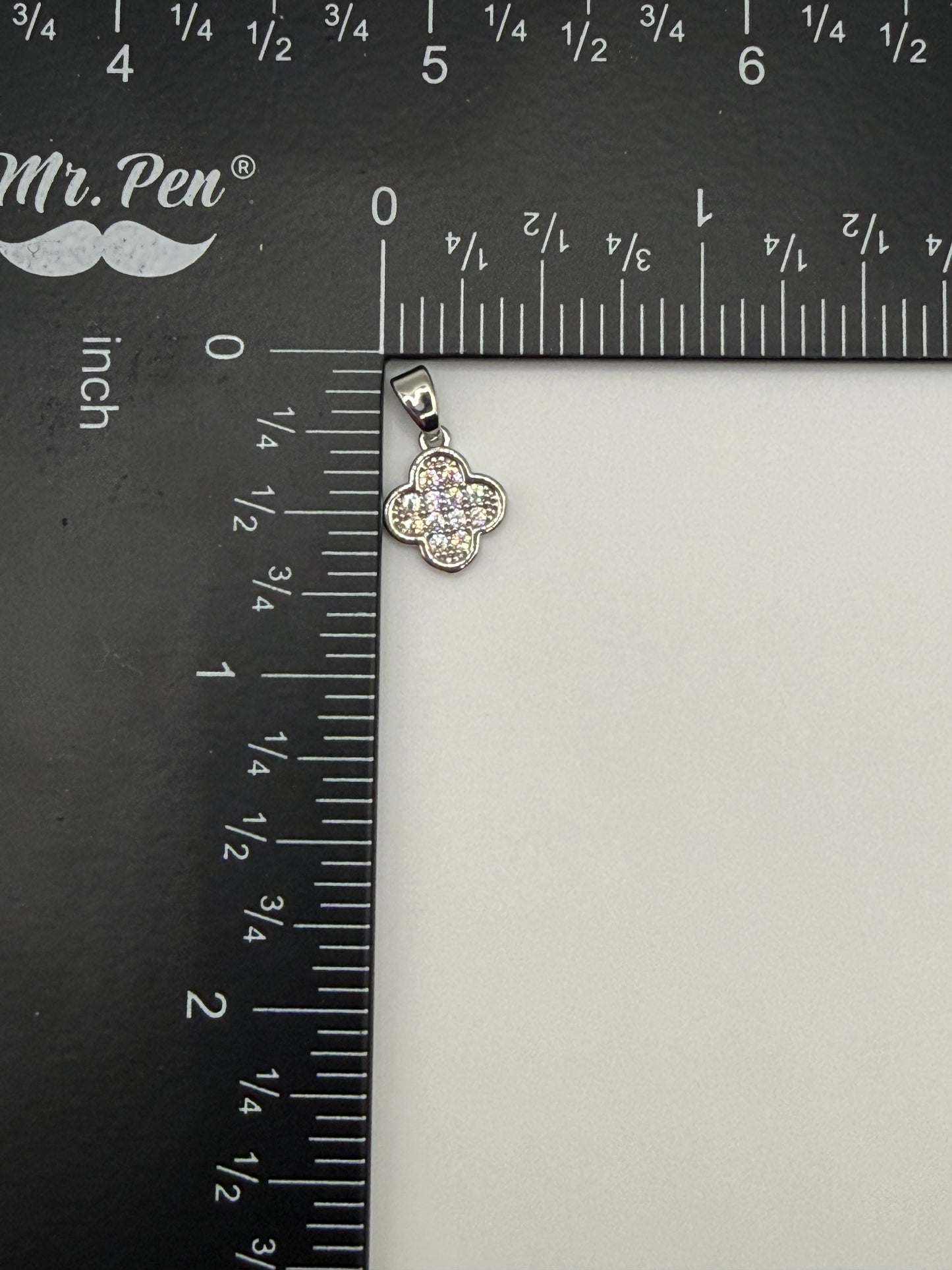 Mini Gold & Silver Clover Charm Pendant