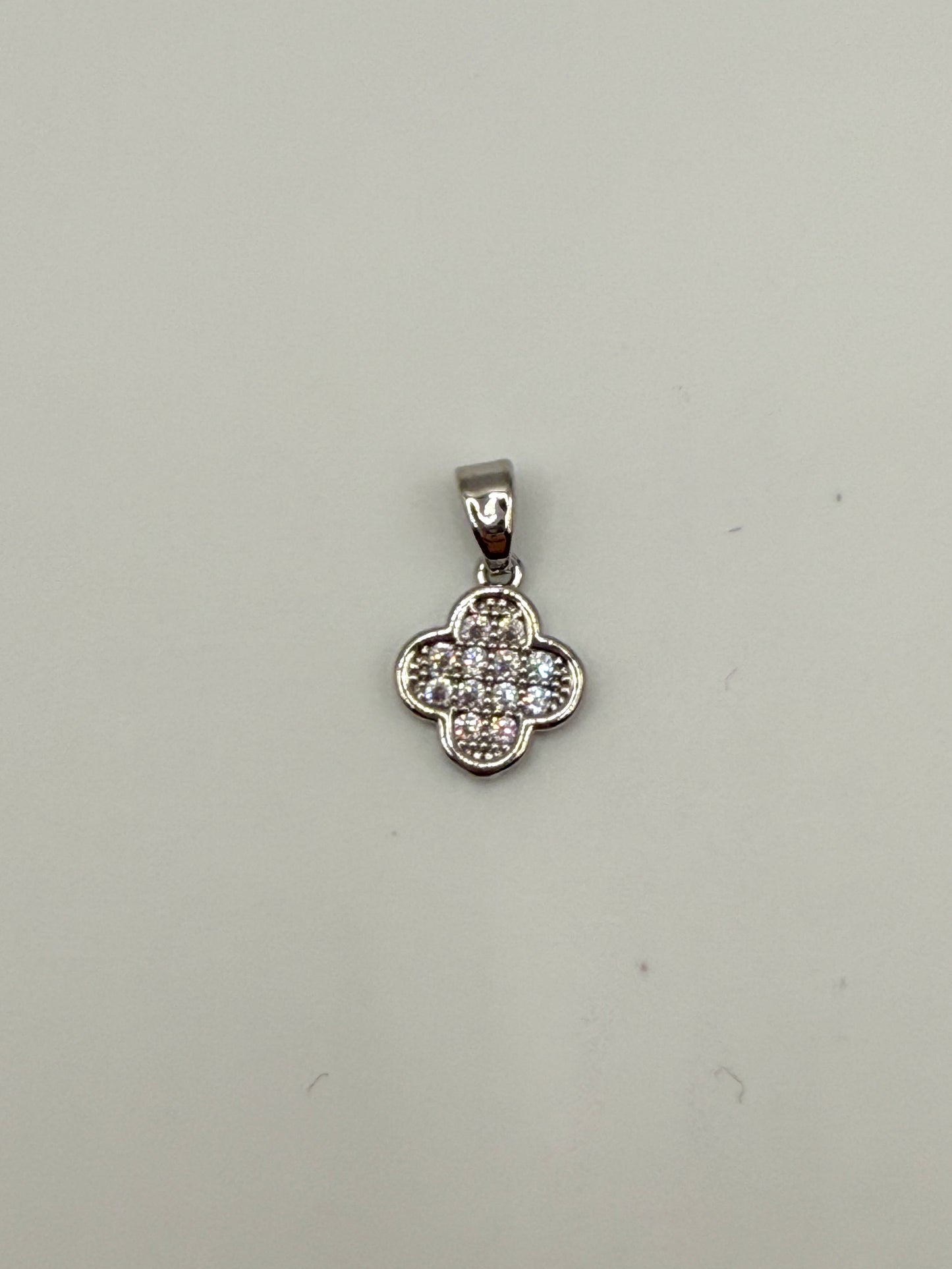 Mini Gold & Silver Clover Charm Pendant