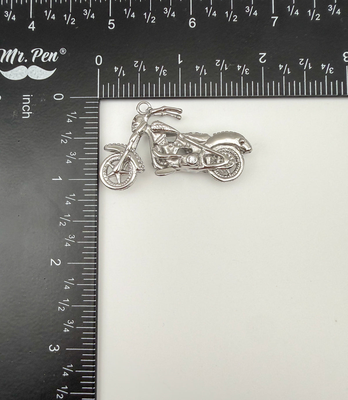 Stainless Steel Motorcycle DIY Charm Pendant