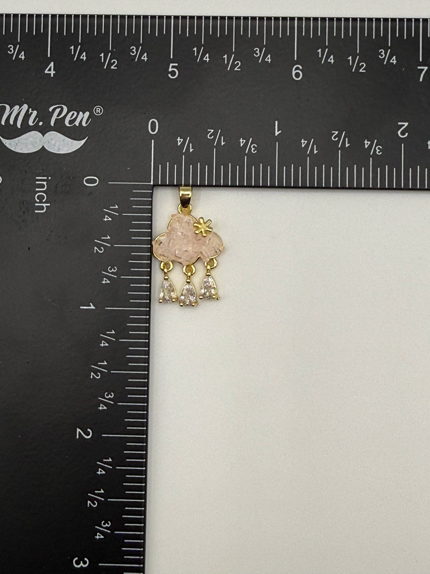 Druzy Cloud Dangle Gold & Silver Charm Pendants