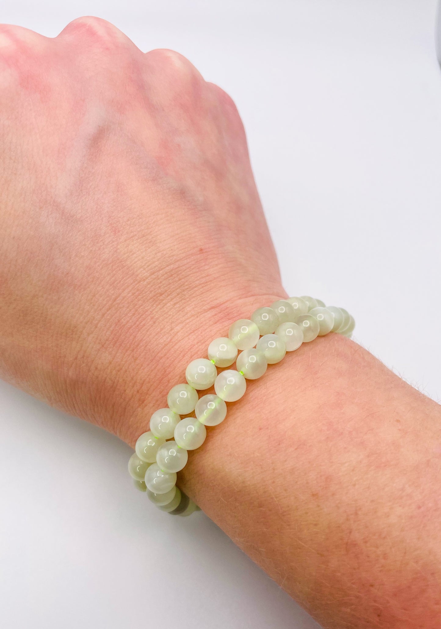 Green Moonstone Crystal Bracelet