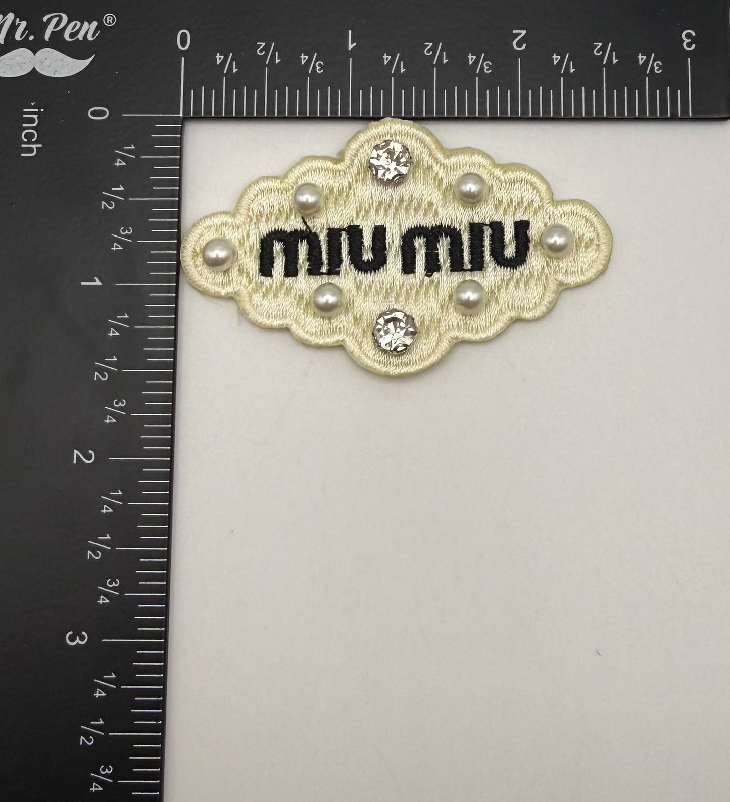 Miu Miu DIY Glue Sew On Fabric Patches