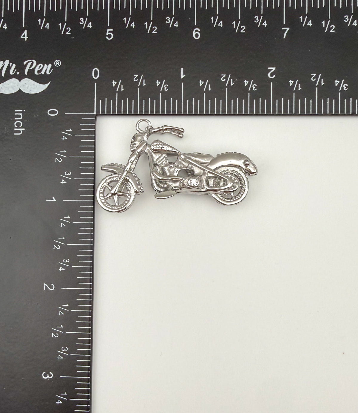 Stainless Steel Motorcycle DIY Charm Pendant