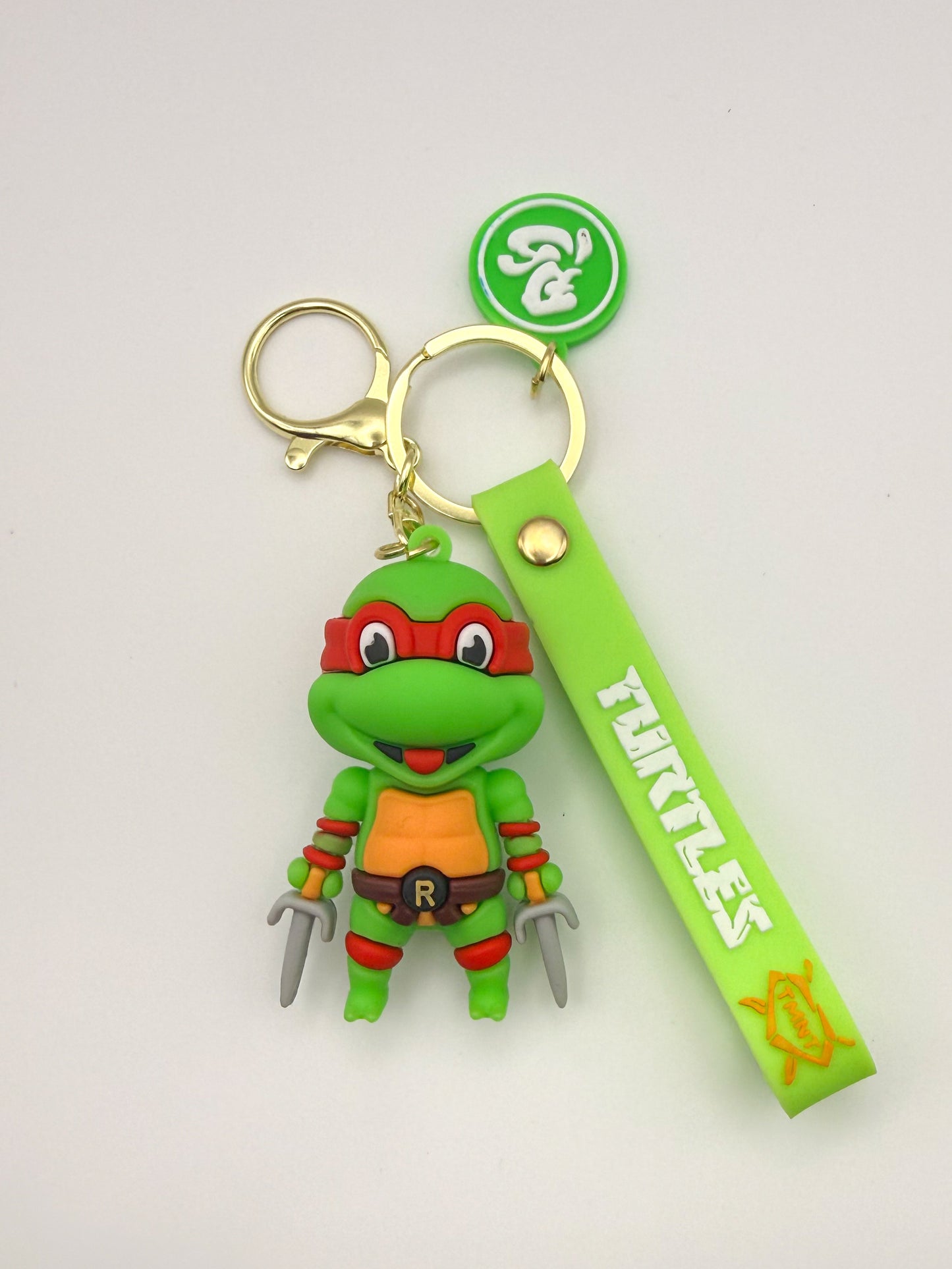 Ninja Turtles Silicone Character Keychains