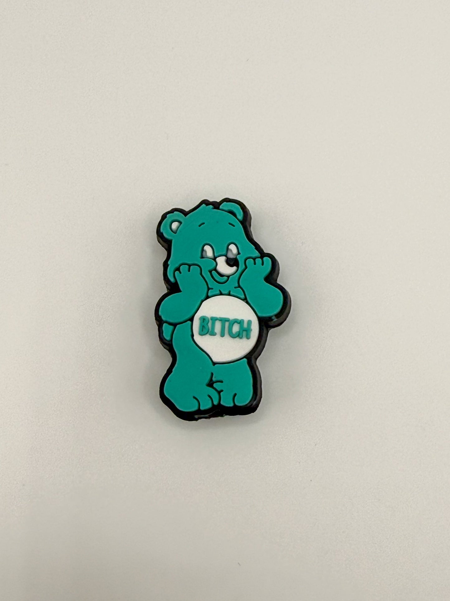 Naughty Care Bear Silicone DIY Focal Pen Charm Beads