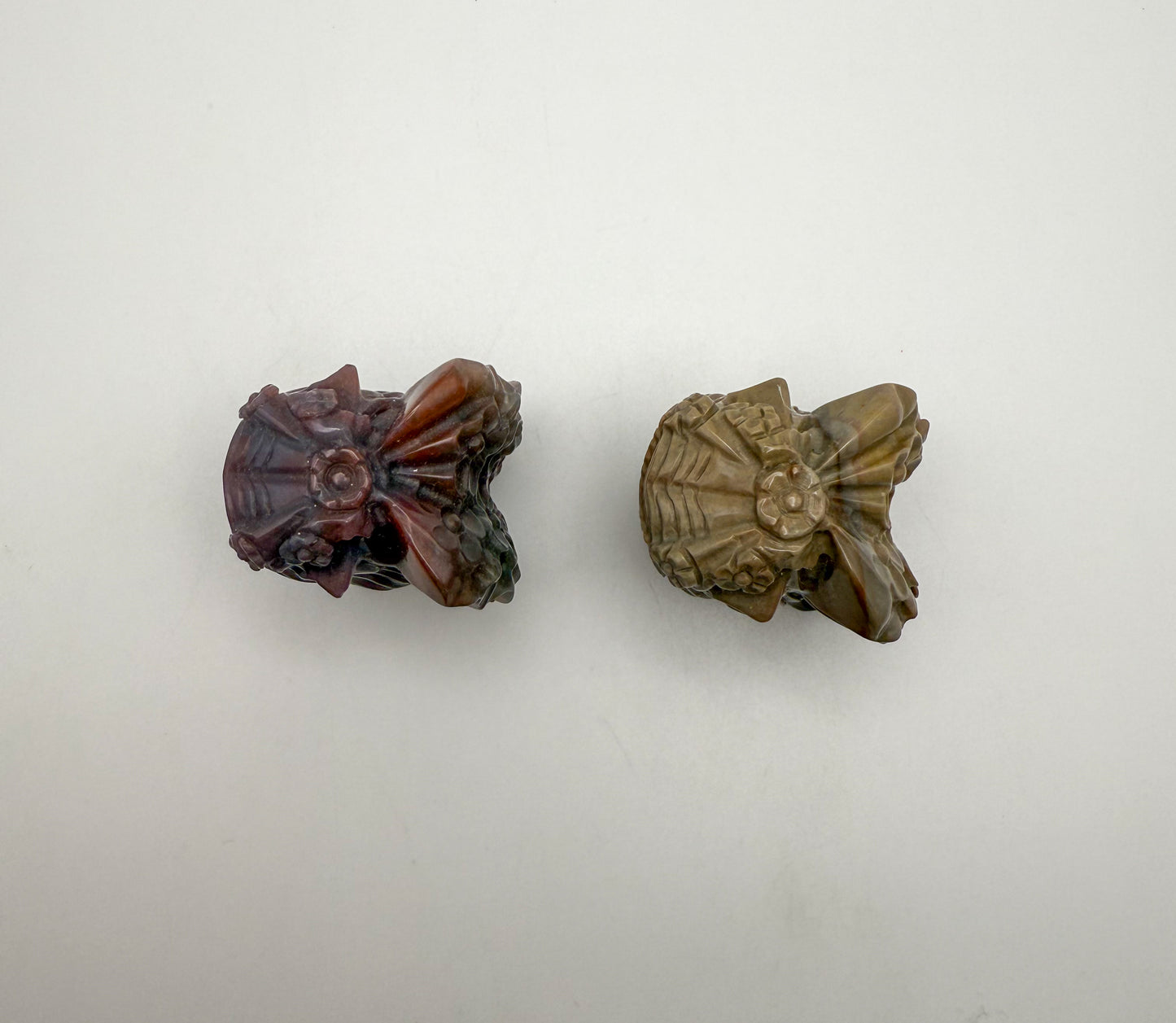 Natural Alashan Agate Fairy Crystal Carving Decor