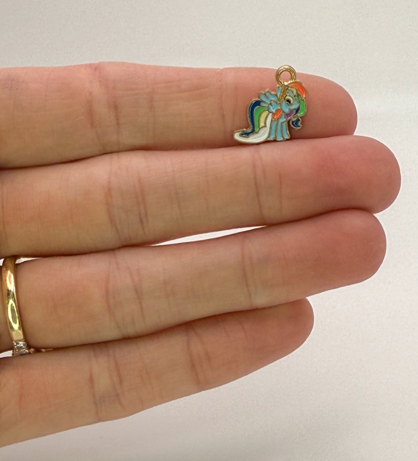 My Little Pony DIY Gold Metal Charms