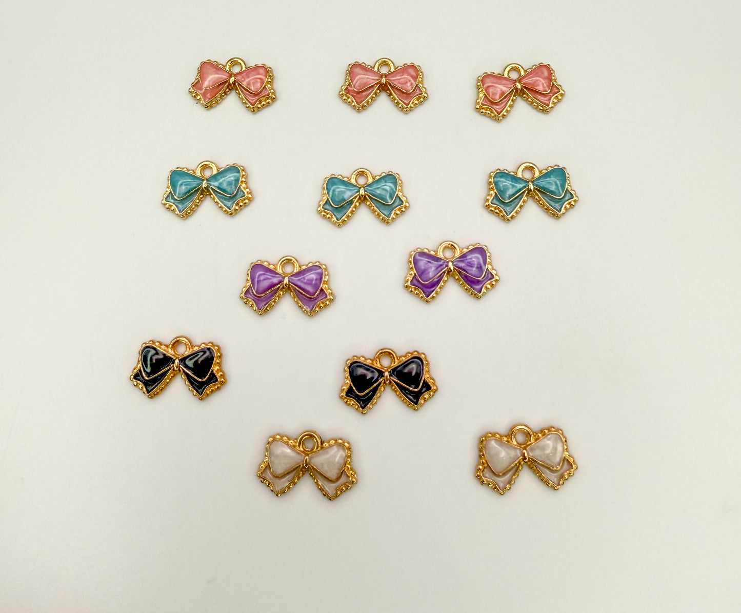 Mini DIY Charms- Bows, Hearts & Stars
