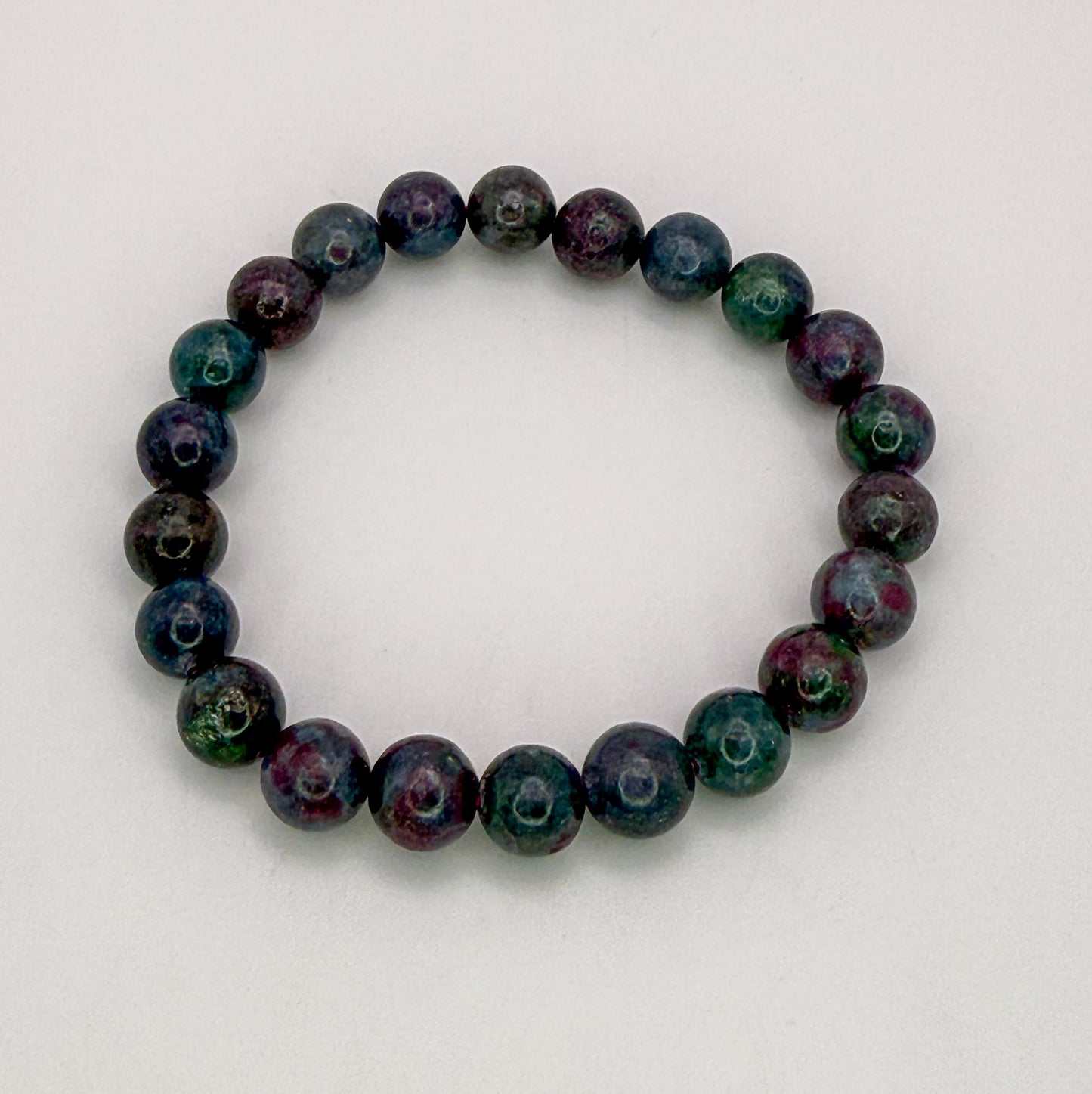 Natural Ruby Kyanite Crystal Beaded Bracelets