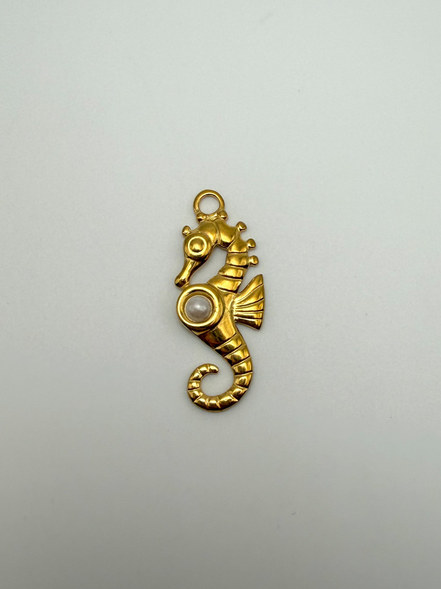 Stainless Steel Gold Ocean Animals & Object Charm Pendants