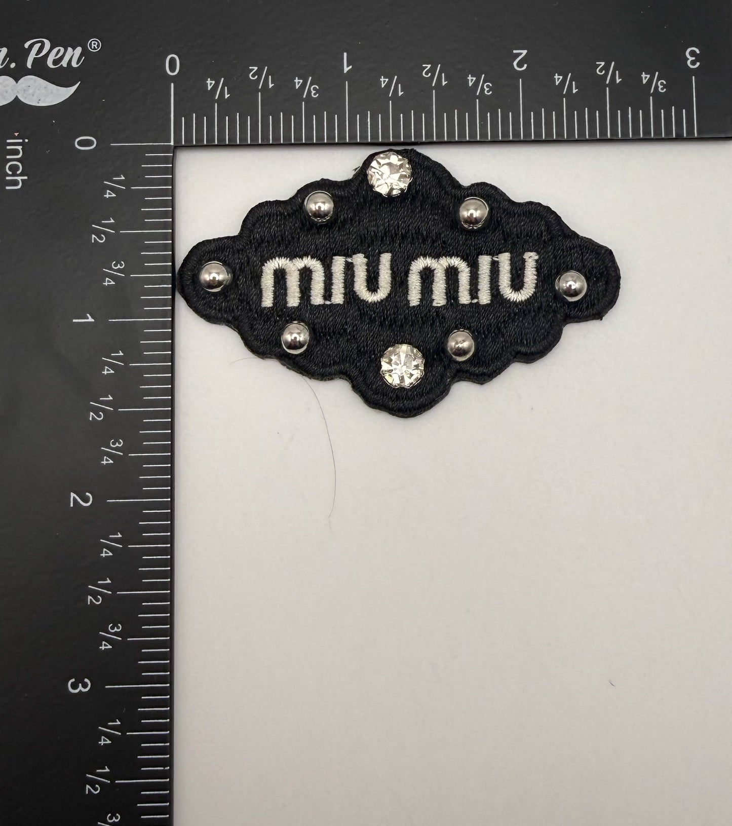 Miu Miu DIY Glue Sew On Fabric Patches