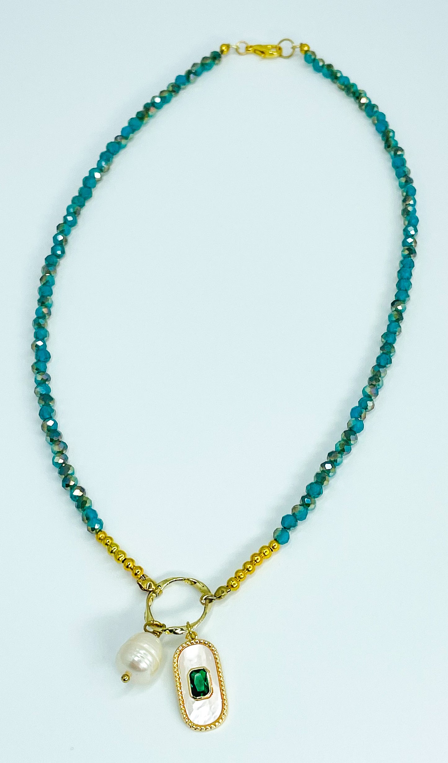 Gems of the Blue Sea Necklace