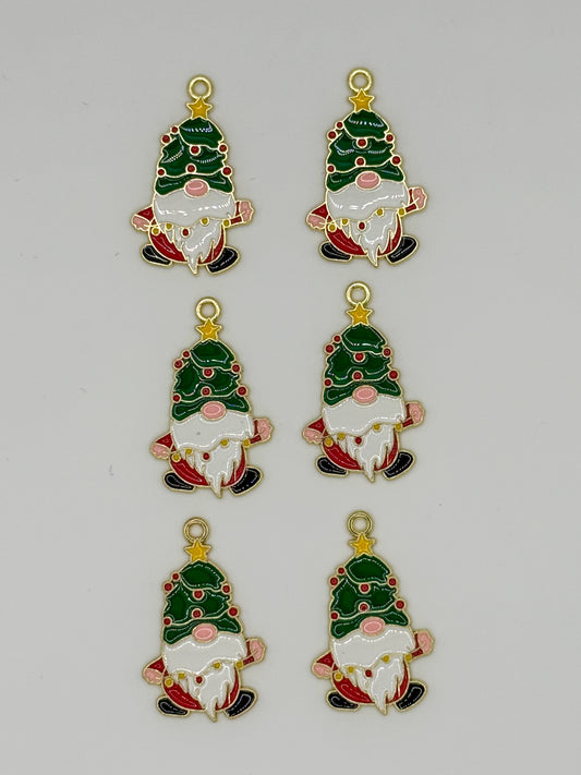 Christmas Gnome Metal DIY Charms