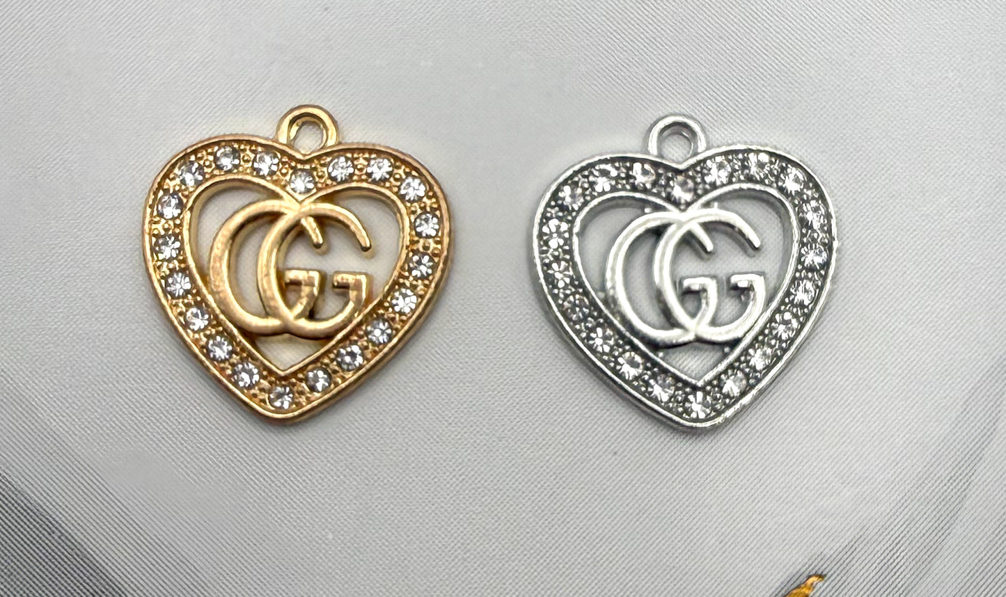 SPECIAL: GG Heart Shaped Metal DIY Charms