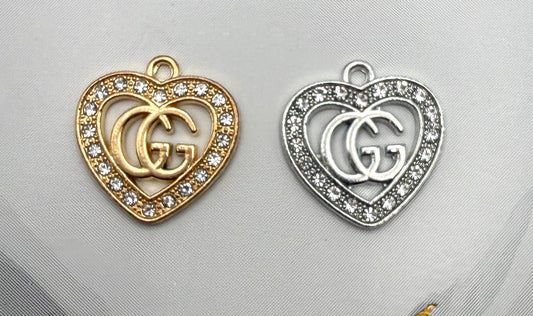SPECIAL: GG Heart Shaped Metal DIY Charms