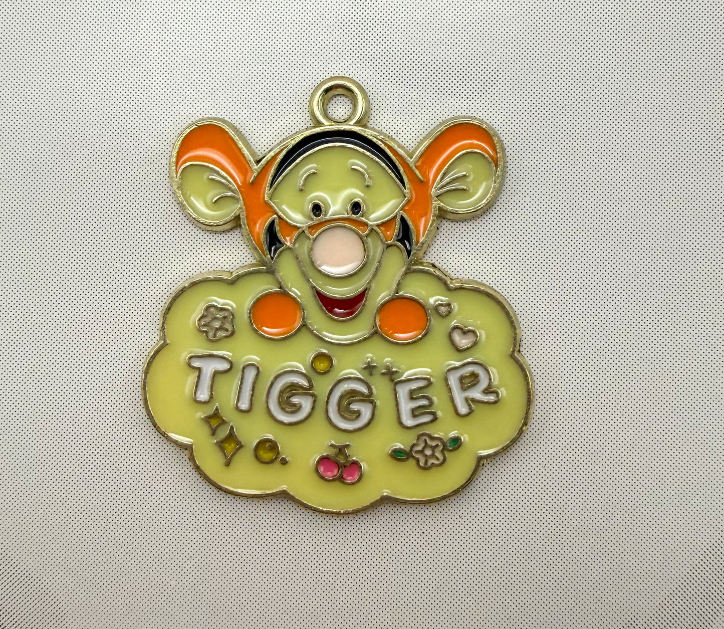 Winnie The Pooh’s Tigger & Eeryoe Gold Metal DIY Charms