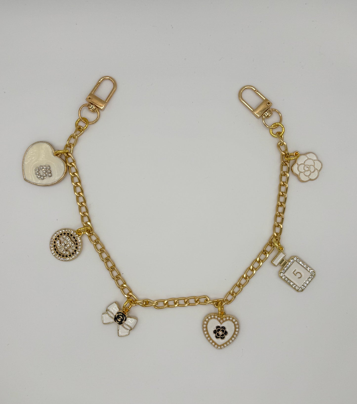 Gold & Silver Hand Bag Charm Chains