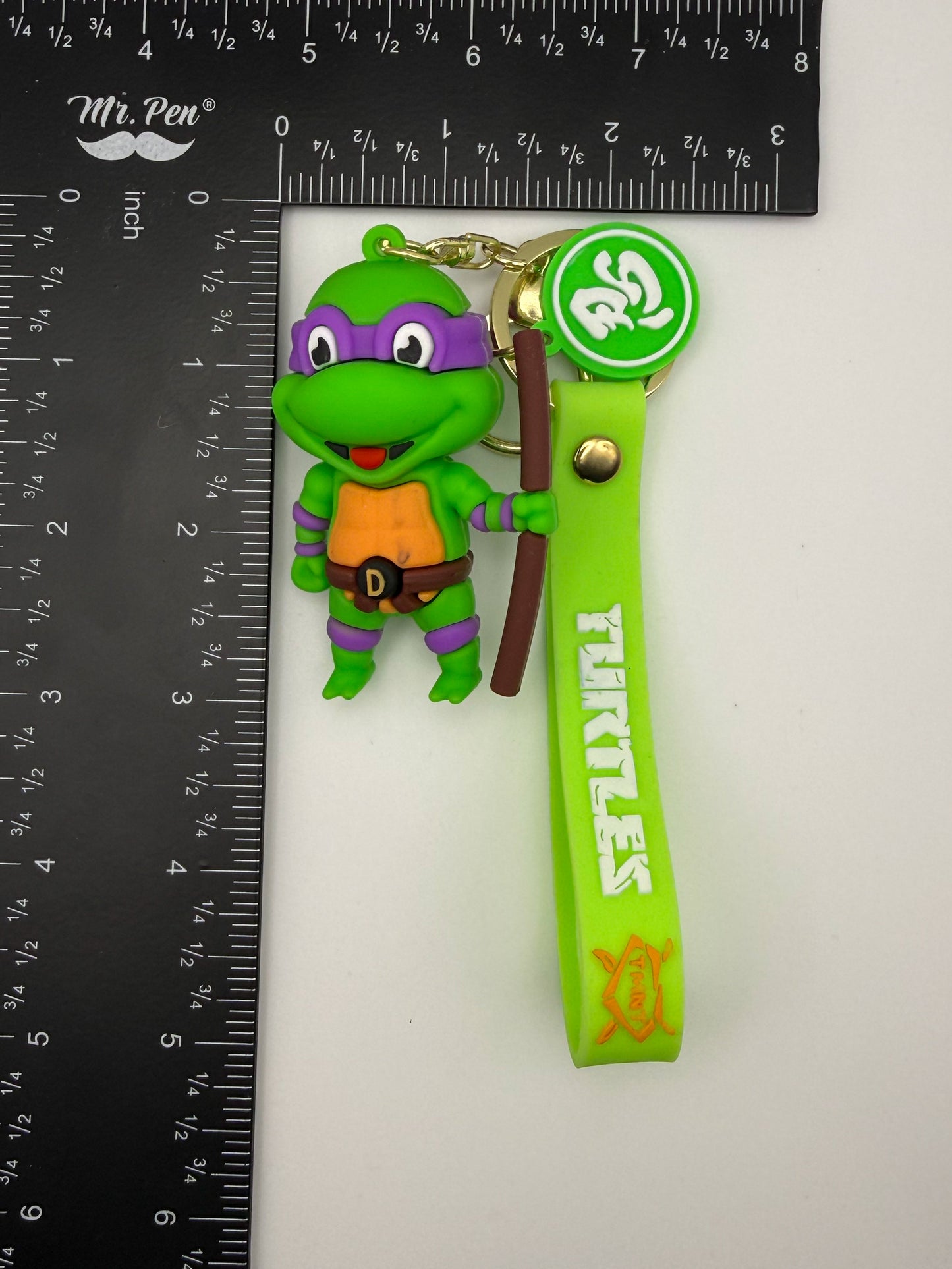 Ninja Turtles Silicone Character Keychains