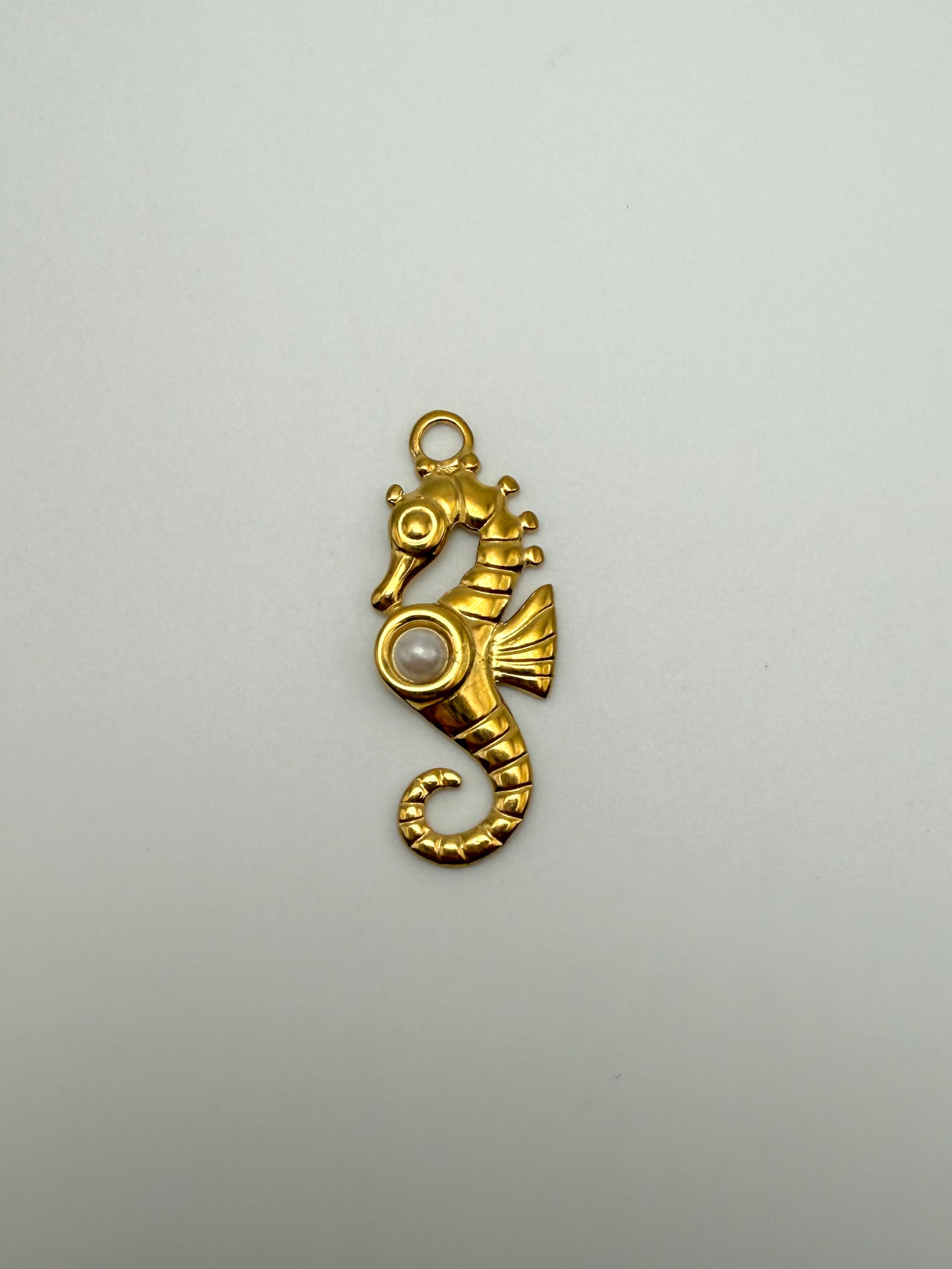 Stainless Steel Gold Ocean Animals & Object Charm Pendants