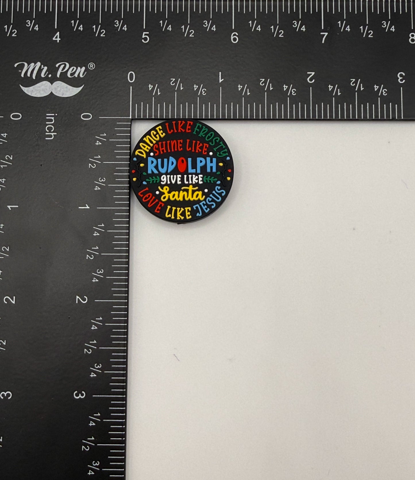 Rudolph Christmas Silicone DIY Pen Focal Bead