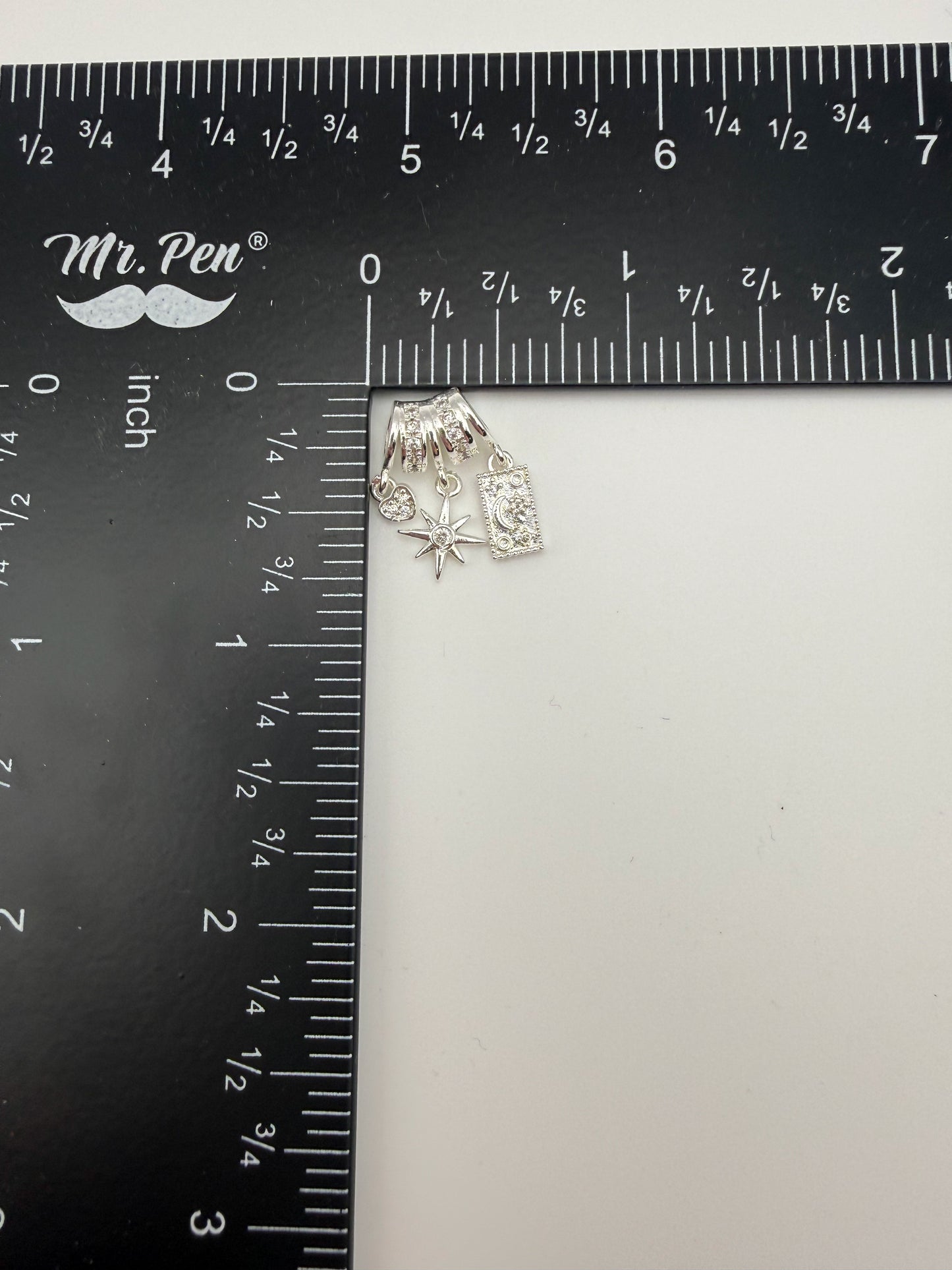 Gold & Silver Sun Moon Tarot Charm Pendant Pandora Style