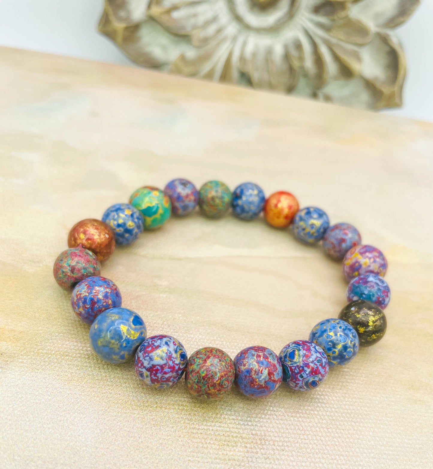 HandCrafted Daji Lacquer Beaded Bracelets